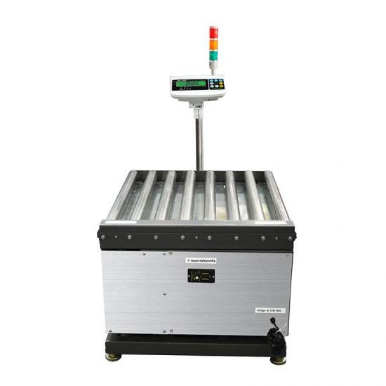 Industrial automatic motorized checkweigher roller scale